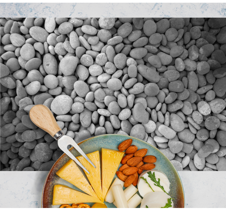 Set de table surface en galets lisses - TenStickers