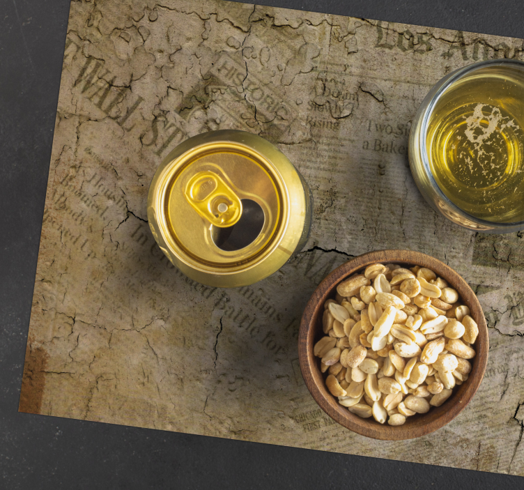 Set de table surface en papier craquelé - TenStickers