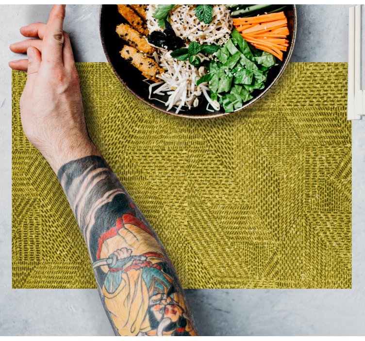 Set de table surface verte texturée - TenStickers