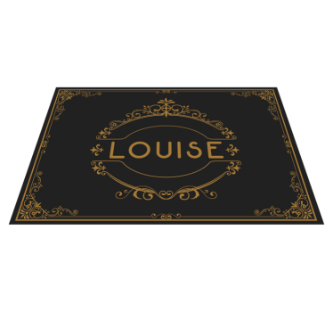 Sets de table nom ornemental - TenStickers