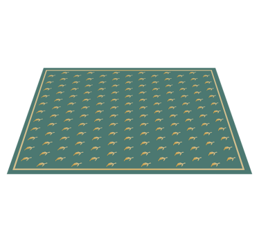 Set de table avec prénom surface élégante à motifs - TenStickers
