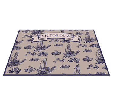 Set de table original motif voile - TenStickers