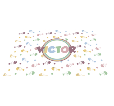 Set de table enfant concept poisson animé - TenStickers