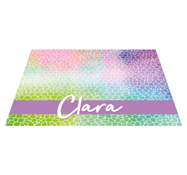 set de table forme moderne Nom personnalisable du modèle moder - TenStickers