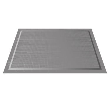 Set de table avec rayures grises - TenStickers
