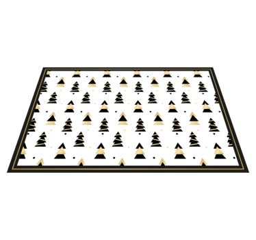 set de table pour noel Modèle d'arbre élégant de noël - TenStickers