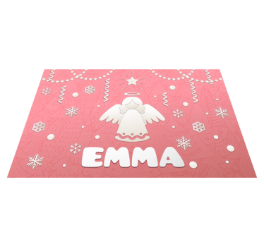 Set de table noël thème des anges - TenStickers