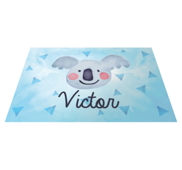 Set de table enfant visage de koala mignon - TenStickers