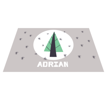 Set de table pour noel Sapin de noël personnalisé - TenStickers