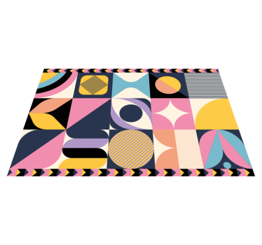 Set de table forme original Formes géométriques multiples - TenStickers
