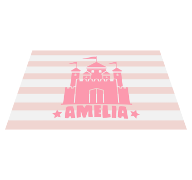 Set de table enfant château avec drapeaux - TenStickers