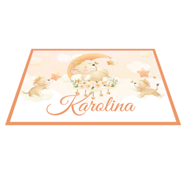 Set de table enfant lionceaux fantaisistes - TenStickers