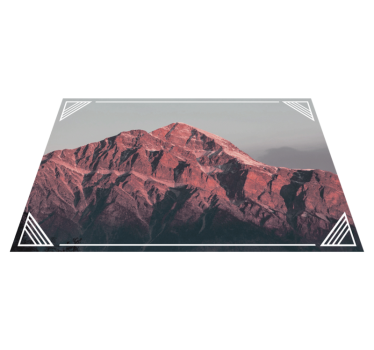 Set de table moderne paysage de montagne serein - TenStickers
