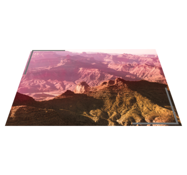 Set de table moderne paysage de montagne - TenStickers