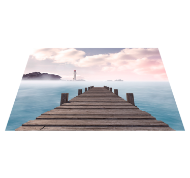 Set de table moderne chemin dock serein - TenStickers