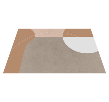 Set de table moderne surface minimaliste élégante - TenStickers