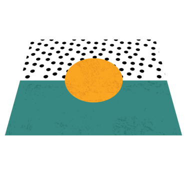 Set de table moderne à pois audacieux - TenStickers