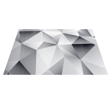 Set de table moderne motif géométrique métallique - TenStickers