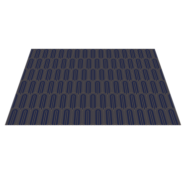 Set de table moderne lignes arquées élégantes - TenStickers