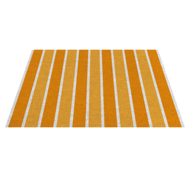 Set de table moderne surface rayée orange - TenStickers