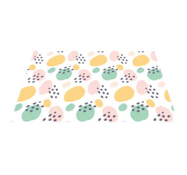 Set de table original Élément abstrait coloré - TenStickers