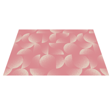 Set de table motifs circulaires abstraits - TenStickers