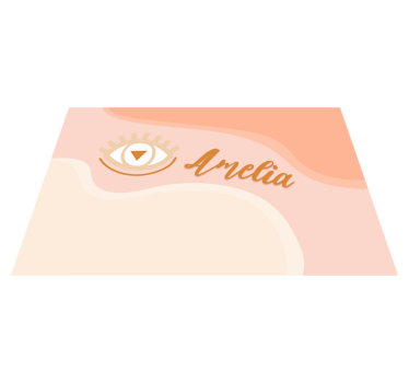 Set de table avec prénom motif œil personnalisé - TenStickers