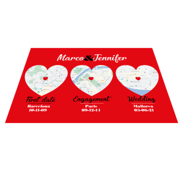 Set de table original Lieux de moments spéciaux - TenStickers