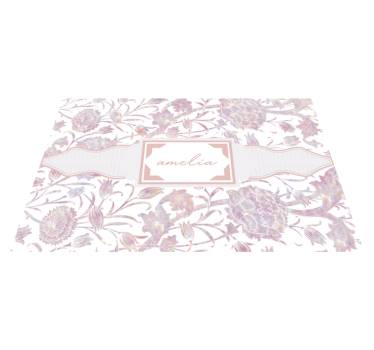 Set de table chardon customisé avec nom - TenStickers