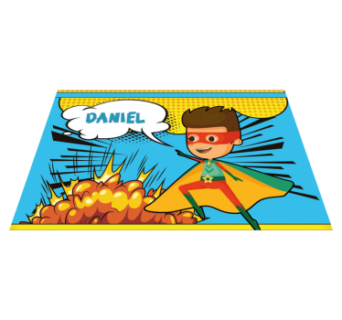 Set de table personnalisable comic Super Héros - TenStickers