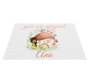 Set de table design nom tu es magique - TenStickers