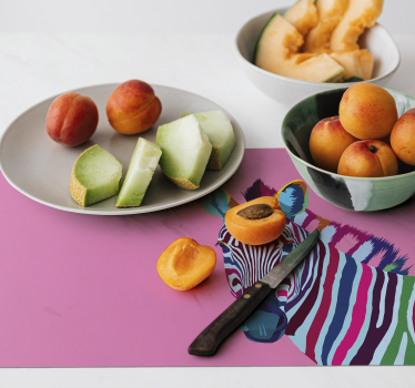 Set de table animal Pop art - TenStickers