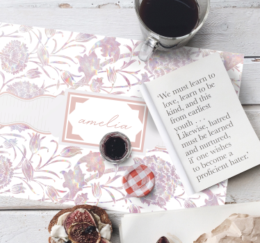 Set de table chardon customisé avec nom - TenStickers
