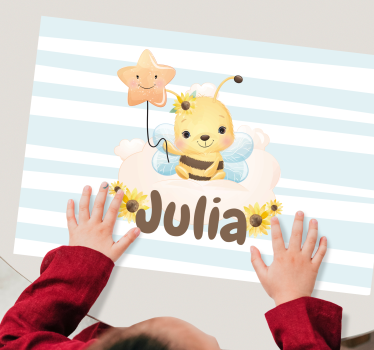 Set de table enfant personnage abeille mignon - TenStickers