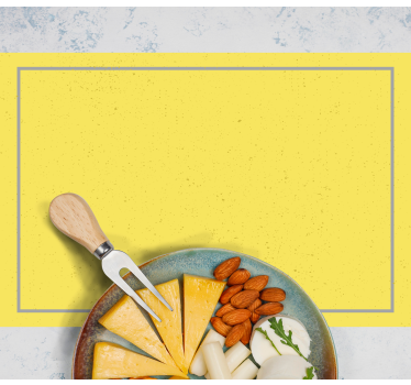 Set de table moderne présentation de fromage - TenStickers