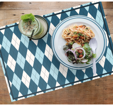Set de table moderne style losanges - TenStickers