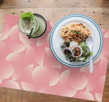 Set de table motifs circulaires abstraits - TenStickers