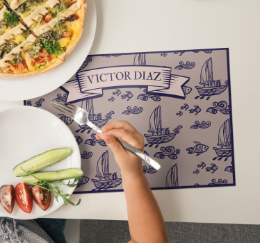 Set de table original motif voile - TenStickers