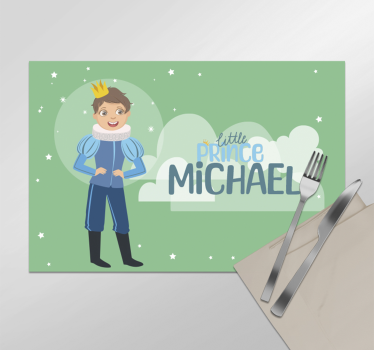 Set de table petit prince nom personnalisable - TenStickers