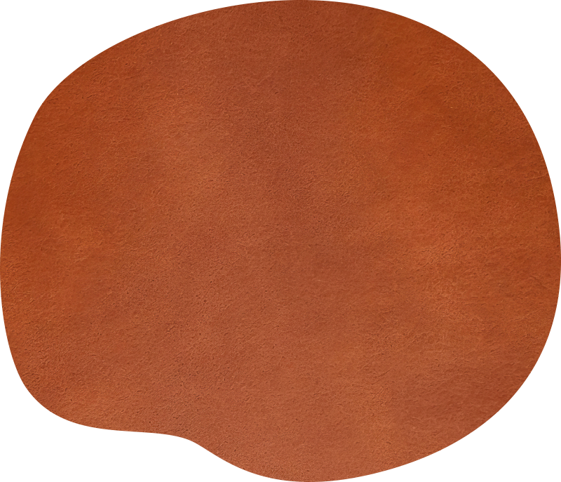 Set de table texture cuir marron - TenStickers