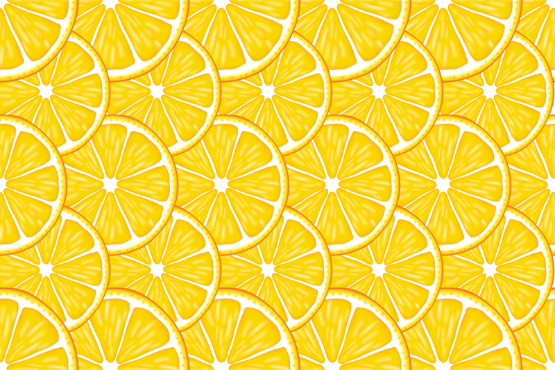 Set de table original motif citrons frais - TenStickers