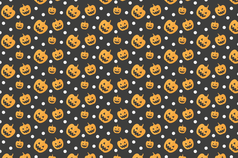 Set de table halloween motif citrouille - TenStickers