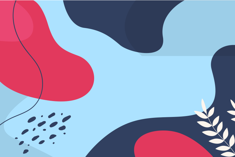 Set de table original formes abstraites colorées - TenStickers