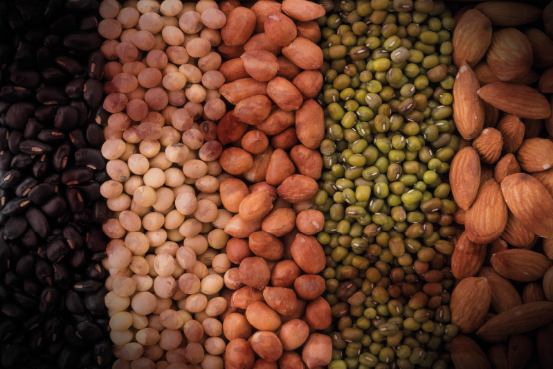 Set de table variété de fruits secs mélangés - TenStickers