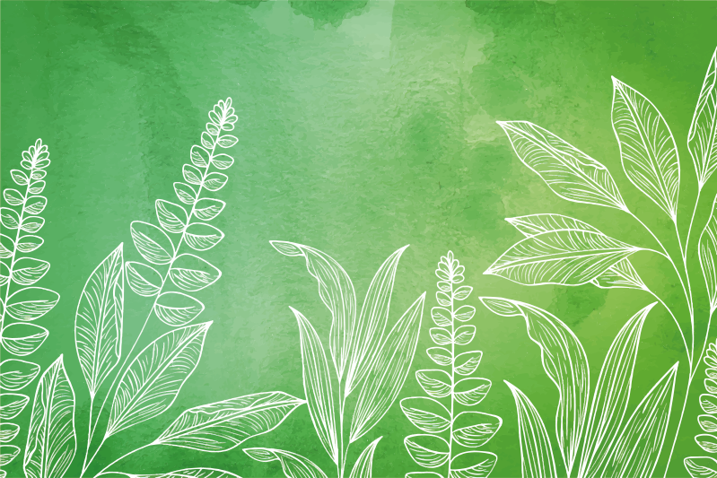 Set de table enfant service à thé avec feuilles - TenStickers