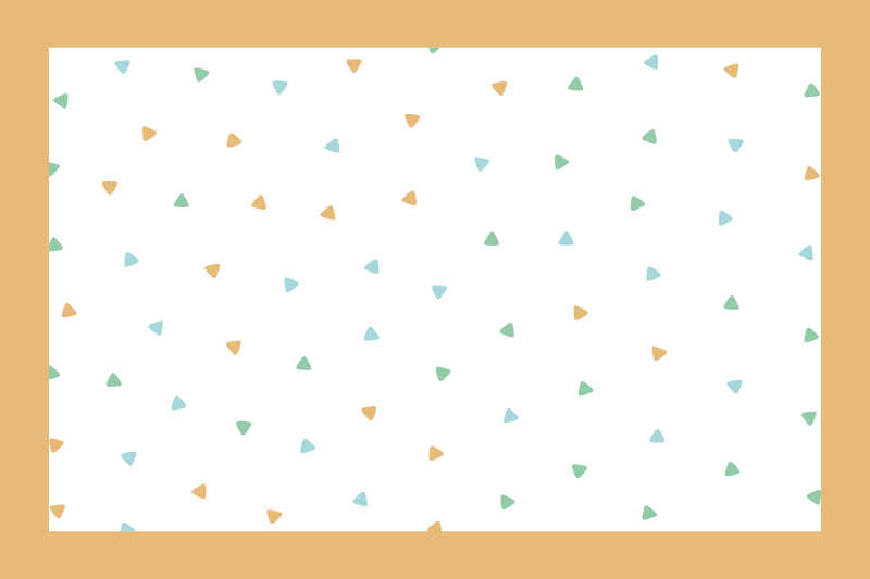 Set de table avec prénom motif triangle élégant - TenStickers