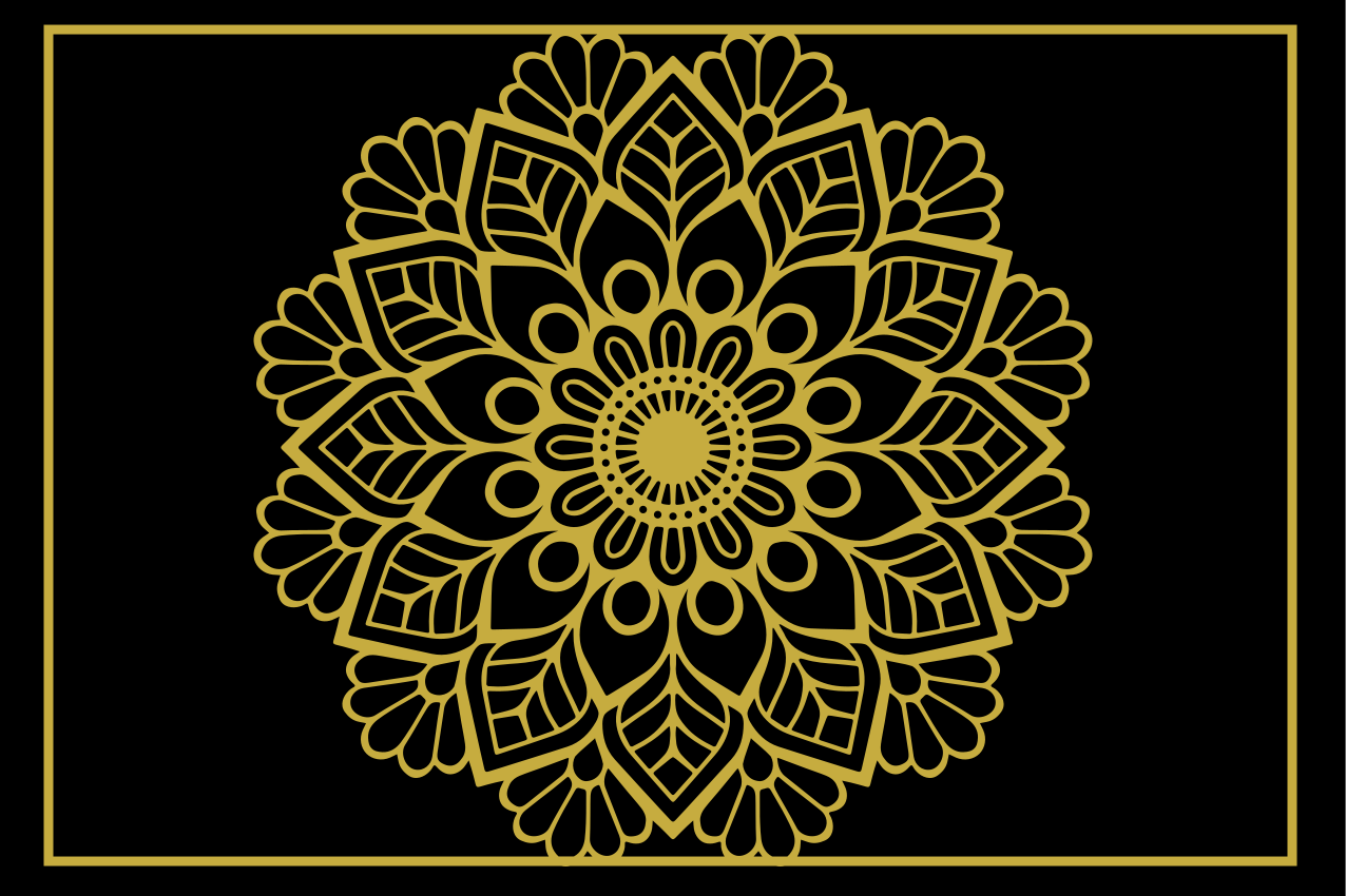 Set de table élégant Élément botanique gracieux - TenStickers