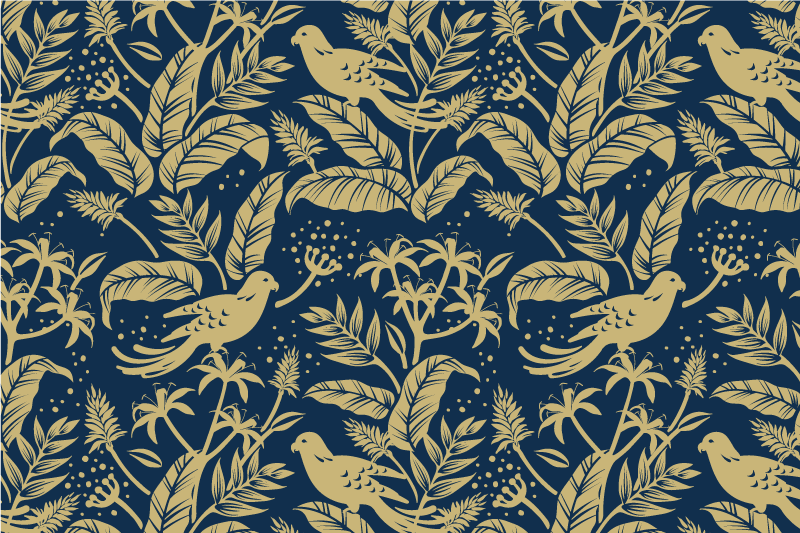 Set de table original motif de feuilles élégantes - TenStickers