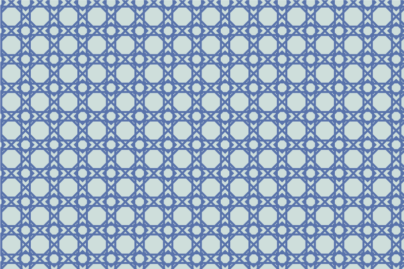 Set de table motif bleu élégant - TenStickers