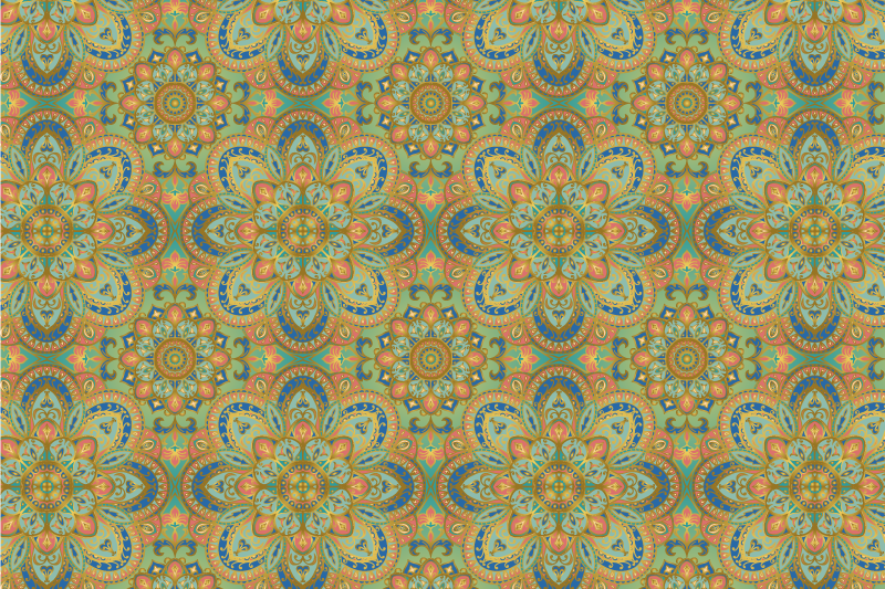 Set de table original arrangement floral élaboré - TenStickers